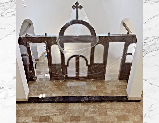 Камени под са интарзијама манастир Средиште код Вршца