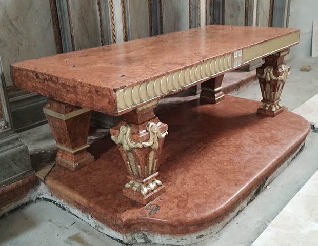 Камени престо и сто рестаурација и конзервација 3