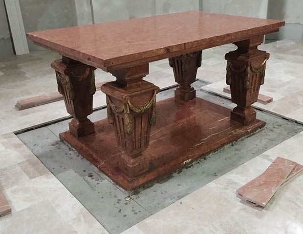 Камени престо и сто рестаурација и конзервација 4