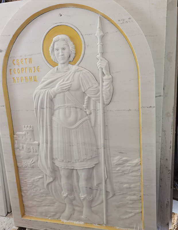 Иконе од камена - Свети Георгије - Ђурђиц