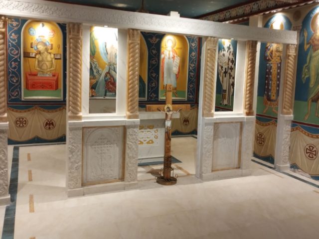 Камени иконостас у централном затвору у Београду