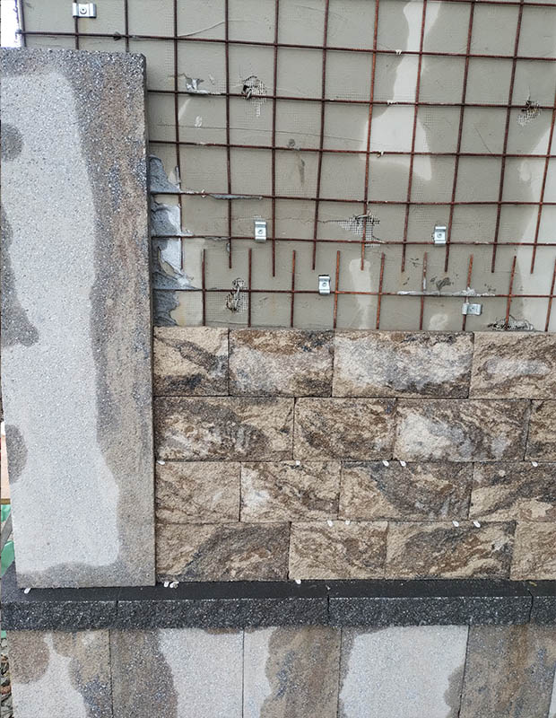 Спољни камени радови - Облагање фасаде каменом