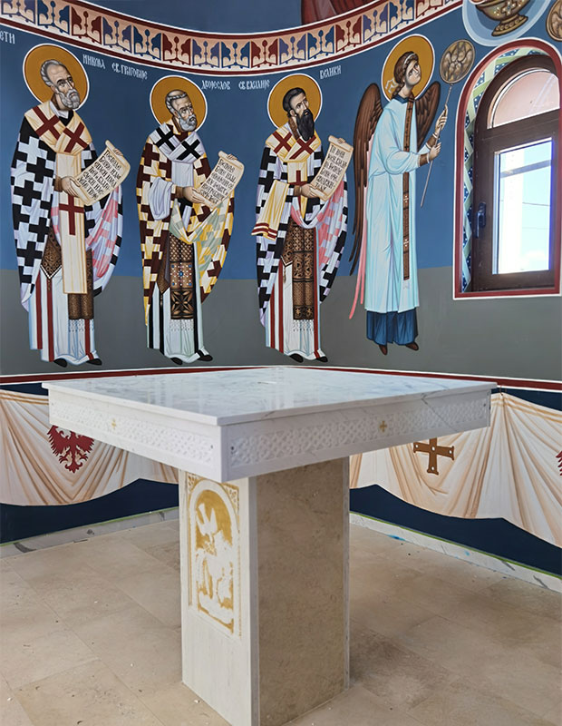 Свети Престо Обновљење храма Светог Георгија